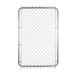 42" x 60" Chain Link Gate With 2" x 11 Gauge Mesh – Grey