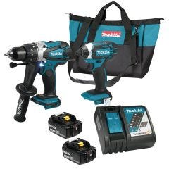 Makita 18V LXT 4.0AH 2 Tool Combo Kit