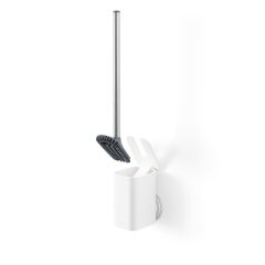 White Flex Adhesive Toilet Brush