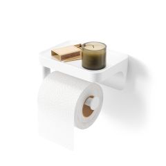 Étagère adhésive Flex pour papier toilette - Blanc