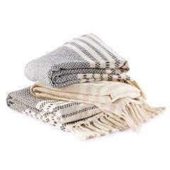 Couverture Rayée Assortie