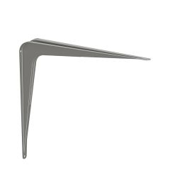 12" x 14" New Powder Coated Utility L-Bracket- Gray