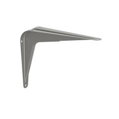 6" x 8" NewPowder Coated Utility L-Bracket- Gray