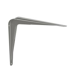 8" x 10" New Powder Coated Gray Utility L-Bracket- Gray