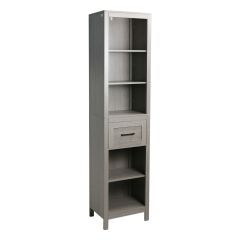 Grey Tall Cabinet Ready to Assemble
