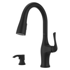Wray 1 Handle Pull Down Kitchen Faucet