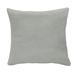 Coussins en fourrure de lapin argent 18" x 18"