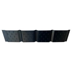 16" 4 Panel Soffit Plain- Black