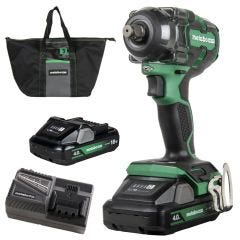 Metabo HPT 18V Multivolt Impact Wrench Batteries And Charger