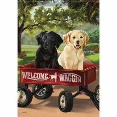 Drapeau d’été bienvenue Waggin