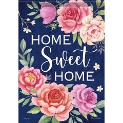 Summer Large Flag Cabbage Roses