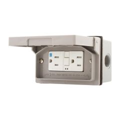 ETN STGFCI Horiz Kit 15A-125V TR- Gray