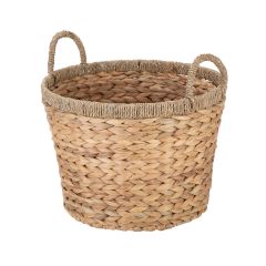 40 cm Diameter Woven Basket With Handles