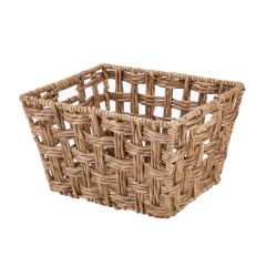 41cm X 34cm Woven Basket With Integrated Handles