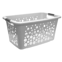 White Ultra Basket with Suds Design