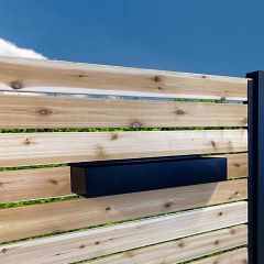 Heavy Duty Black Aluminum Planter For London & Oslo Panels