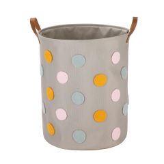 45.7 cm Fabric Hamper With Colorful Dots