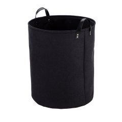 45.7cm Fabric Hamper Solid Black