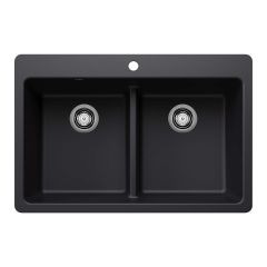 Liven Silgranit 33" Double Bowl Kitchen Sink