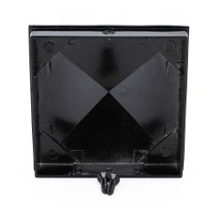 Capuchon de Poteau Aluminium 3.5" Noir