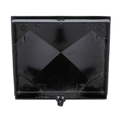 Capuchon de poteau aluminium 5,5" noir