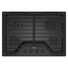 30"Built-In Gas Cooktop - Ez-2-Lift Hinged Cast-Iron Grates