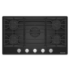Plaque de cuisson à gaz encastrée 36" avec 5 brûleurs