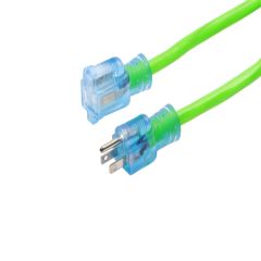 12/3 High-Visibility Green Outdoor Extension Cord - 50ft