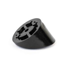 Snap n Lock Stair Adapters Black Round- 20/Pack