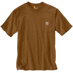 Loose Fit Short-Sleeve Pocket T-Shirt-Oiled Walnut S