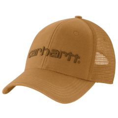 Canvas Mesh Back Logo Graphic Cap C. Brown/Oiled Walnut