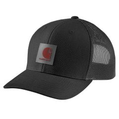 Casquette logo Rugged Flex twill à dos en maille - Noir