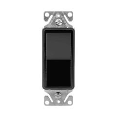 Interrupteur Résidentiel Rocker 15A 120V 3-Way-Noir