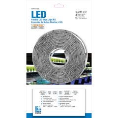 Ruban LED 12V avec pilote et cordon 4m - Blanc