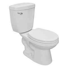 Classic 6.0LPF Round Front Single Flush 2 Piece Toilet