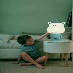 Lampe Licorne Bleue - Gradateur 8 Niveaux Rechargeable USB