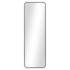 Aluminum Tall Mirror 17" x 53"-Black