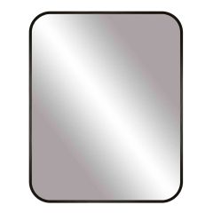 Aluminum Marquis Mirror 24.5" x 30.5"-Black