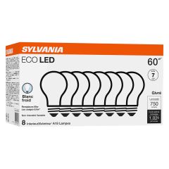Eco LED A19 Light Bulbs-8/Pack