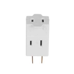 3-Outlet Cube Adapter-White