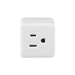 3-Outlet Cube Grounding Tap-White