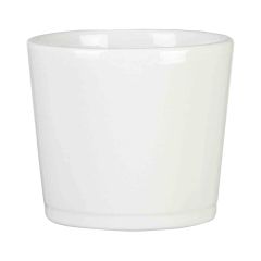 Pot Alaska céramique blanche 11"
