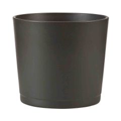 Pot Céramique Noir Mat 11"