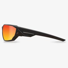 Dawson Safety Glasses Aqua Precision Red Mirror Lens-Black