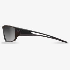 Kazbek Safety Glasses Silver Mirror Lenses-Black & Silver