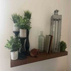 Floating Shelf 36" x 8" x 2"-Brown Whiskey 