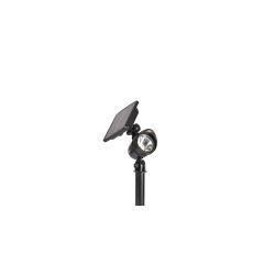 Solar Black Plastic Spotlight 100 Lumen