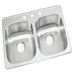 Double Bowl Kitchen Sink 31 x 20"