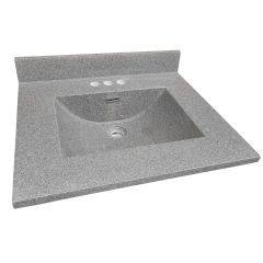 25" x 21-13/16" Marble Vanity Top