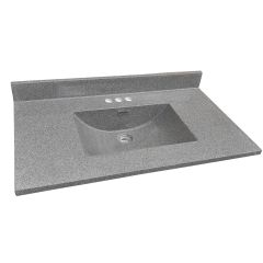 37" x 21-13/16" Marble Vanity Top